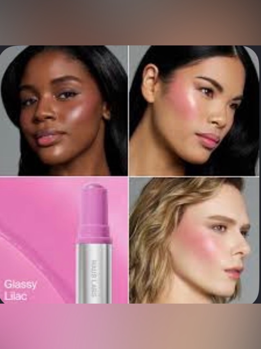 Haus Labs GLASSY LILAC By Lady Gaga Cream Blush Stick - Lilac Pink
